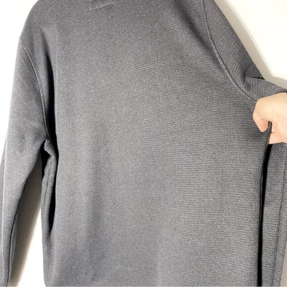 B.C. Clothing Grey Waffle Fleece Lined Pullover Sweatshirt XXL - Picture 7 of 14